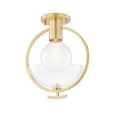 Wolseley Esplanade 1 Light 9 Inch Wide Flush Mount by Bailey Street Home - 735-BEL-4243564