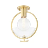 Wolseley Esplanade 1 Light 9 Inch Wide Flush Mount by Bailey Street Home - 735-BEL-4243564