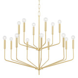 Norfolk Road 15 Light Oversized 2 Tier Chandelier by Bailey Street Home - 735-BEL-4488852