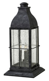 Croft Estate 3 Light Large Outdoor Low Voltage Pier Mount Lantern by BSH - 81-BEL-2999225
