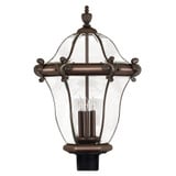 Diamond Warren 3 Light Extra Large Outdoor Post or Pier Mount by BSH - 81-BEL-3001771