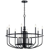 Capitol Hill 12 Light Oversized Chandelier by Kichler - 52305