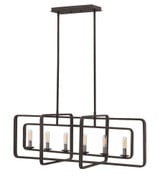 Bunbury Drive 6 Light Oversized Linear Chandelier by Bailey Street Home - 81-BEL-3003698
