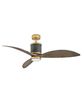 Parklands Dell 3 Blade Ceiling Fan with Light Kit 60 Inches Wide by BSH - 81-BEL-4614563