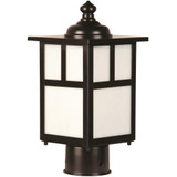 Mission One Light Outdoor Post Mount 6 x 12 inches by Craftmade - Z1845