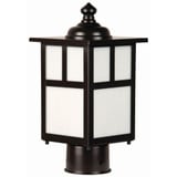 Mission One Light Outdoor Post Mount 6 x 12 inches by Craftmade - Z1845