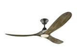 Highgrove Glebe 3 Blade 60 Inch Ceiling Fan with Light Kit by BSH - 96-BEL-3087746