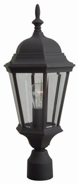 One Light Outdoor Medium Post Light 5.88 x 22 inches by Craftmade - Z255