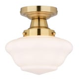 Eastgate 1 Light Semi Flush Mount 8.5 Inch Tall X 8.75 Inch Wide by Vaxcel - C0311