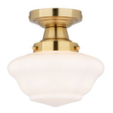 Eastgate 1 Light Semi Flush Mount 8.5 Inch Tall X 8.75 Inch Wide by Vaxcel - C0311