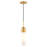 Thalia 1 Light Mini Pendant 15.5 Inch Tall and 4.75 Inch Wide by Vaxcel - P0420