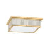 Ashdown 25W 1 LED Flush Mount 4 Inch Tall and 14 Inch Wide by Hudson Valley - MDS1900