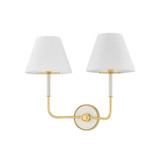 Wedgewood 2 Light Wall Sconce 16 Inch Tall X 19 Inch Wide by Hudson Valley - MDS2201