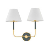 Wedgewood 2 Light Wall Sconce 16 Inch Tall X 19 Inch Wide by Hudson Valley - MDS2201