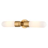 Thalia 2 Light Wall Sconce 4.75 Inch Tall and 24.75 Inch Wide by Vaxcel - W0480