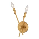 Warwick 2 Light Wall Sconce 12 Inch Tall and 5.75 Inch Wide by Vaxcel - W0492