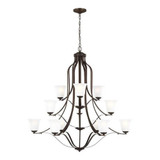 Traditional Twelve Light Chandelier - 73-BEL-4569287