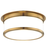 Geneva 2 Light 12.25 Inch Wide Flush Mount by Hudson Valley - 712