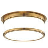 Geneva 2 Light 12.25 Inch Wide Flush Mount by Hudson Valley - 712