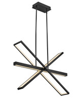 Tangent 1 Light Oversized Linear Chandelier by Fredrick Ramond - FR34806
