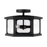 Walton 3 Light 16 Inch Wide Outdoor SemiFlush Mount by Capital - 946632