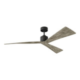 Adler 60 3 Blade Ceiling Fan 12.5 Inch Tall and 60 Inch Wide by Generation - 3ADR60