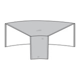 52 Inch Modular Sectional Wedge Cover by Protective Covers - 1250T