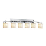 Alabaster Rocks Archway Vanity Light 56.5 Inch Wide by Justice Design - ALR-8596-30
