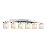 Alabaster Rocks Archway Vanity Light 56.5 Inch Wide by Justice Design - ALR-8596-30