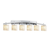 Alabaster Rocks Archway Vanity Light 56.5 Inch Wide by Justice Design - ALR-8596-30