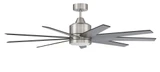 Champion 60 Inch 9 Blade Ceiling Fan with Light Kit by Craftmade - CHP60
