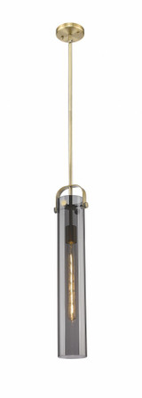 Pilaster 1 Light Mini Stem Hung Pendant 14.5 Inch Tall by Innovations - 413-1SS-G413-1S-4