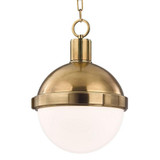 Lambert 1 Light Medium Pendant 16 Inch Tall by Hudson Valley - 612