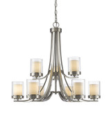 Willow 9 Light Chandelier 31.25 Inches Wide by 29.25 Inches High by Z-Lite - 426-9C