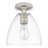 Crown Point 1 Light Flush Mount 9 Inch Wide and 11 Inch Tall by Innovations - 434-1F-GBD-9