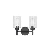 Wexton 2 Light Bath Vanity 9.75 Inch Tall and 5.25 Inch Wide by LUMLight - 3107