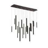 Santana 18 Light Cluster Linear Chandelier by Eurofase - 31446