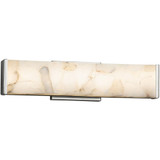 Alabaster Rocks Latitude 1 Light Linear Vanity Light by Justice Design - ALR-8601