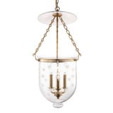 Hampton 3 Light Medium Pendant with Star Pattern by Hudson Valley - 254-C3
