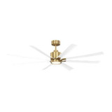 Flera Smart 65 8 Blade Ceiling Fan with Light Kit 65 Inch Wide Generation - 8FLSM65
