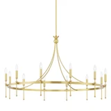 Gates 12 Light Oversized Chandelier by Hudson Valley - 4351
