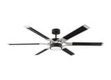 Loft 62 Inch 6 Blade Ceiling Fan with Light Kit by VC Fan - 6LFR62D