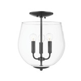 Bobbi 3 Light 12.5 Inch Wide Semi Flush Mount by Mitzi - H557603