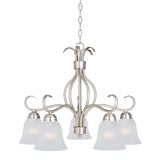 Basix 5 Light Medium Chandelier by Maxim 10124FT
