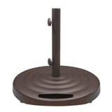 Libra 22 Inch 100 lbs Cast Aluminum Round Base with Wheels by Shademaker - BKM100