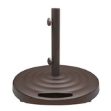 Libra 22 Inch 100 lbs Cast Aluminum Round Base with Wheels by Shademaker - BKM100
