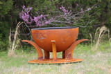 Africa's Big 5 Gas Fire Pit 28 Inch Tall x 58 Inch Wide by Fire Pit Art - Big5