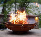 Emperor Gas Fire Pit 14 Inch Tall x 37.25 Inch Wide by Fire Pit Art - Emperor