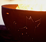 Funky Dog Gas Fire Pit 24 Inch Tall x 36 Inch Wide by Fire Pit Art - FunkyDog