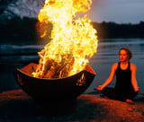 Namaste Gas Fire Pit 22 Inch Tall x 36 Inch Wide by Fire Pit Art - Namaste